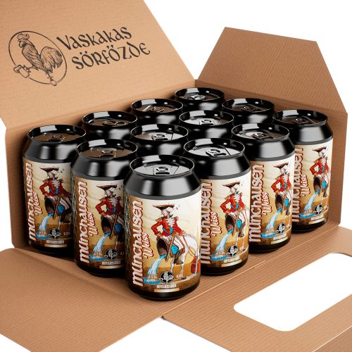 Münchausen Weiss búza sör can 12x0,33 Karton (alc. 5,0%)