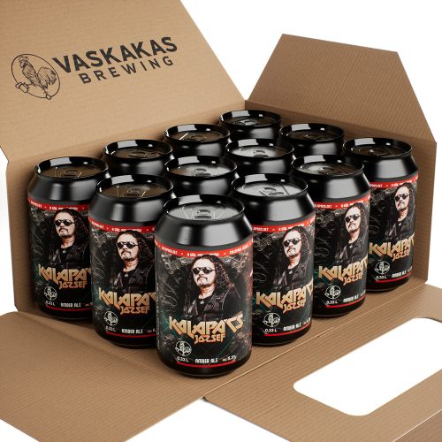 Kalapács Amber Ale sör can 12x0,33 Karton (alc. 5,3%) DRS