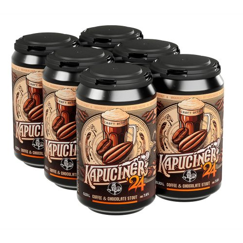 Kapucíner 2024 Coffee & Chocolate Stout 6PACK CAN (alc. 7,6%) DRS